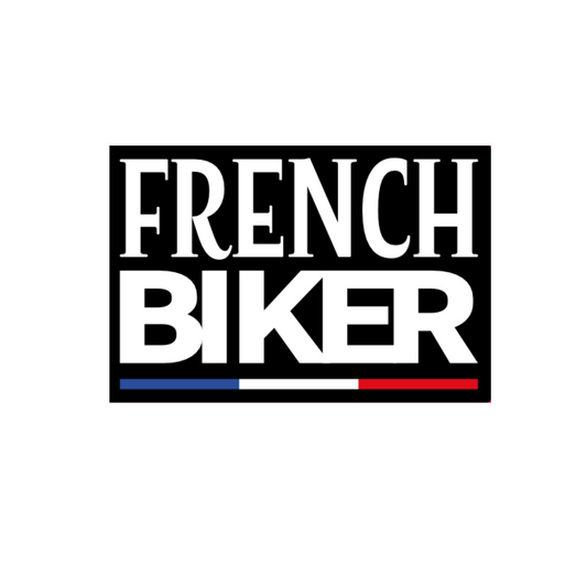 2 Stickers FRENCH BIKER Nemko Shop