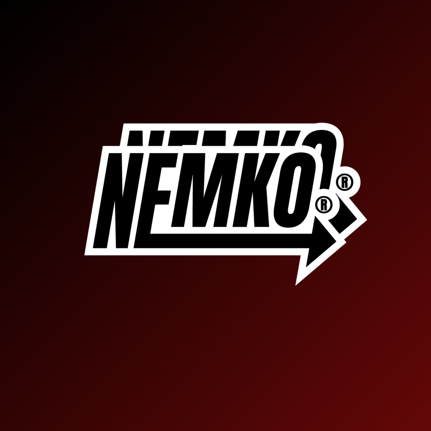 2 Stickers NEMKO BLACK